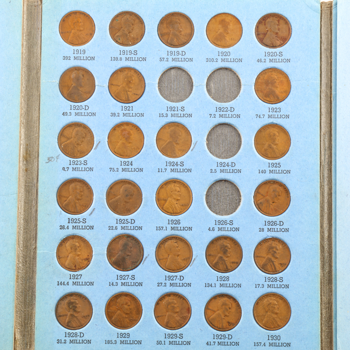 Lincoln Cent and Jefferson Nickel Folder Collection