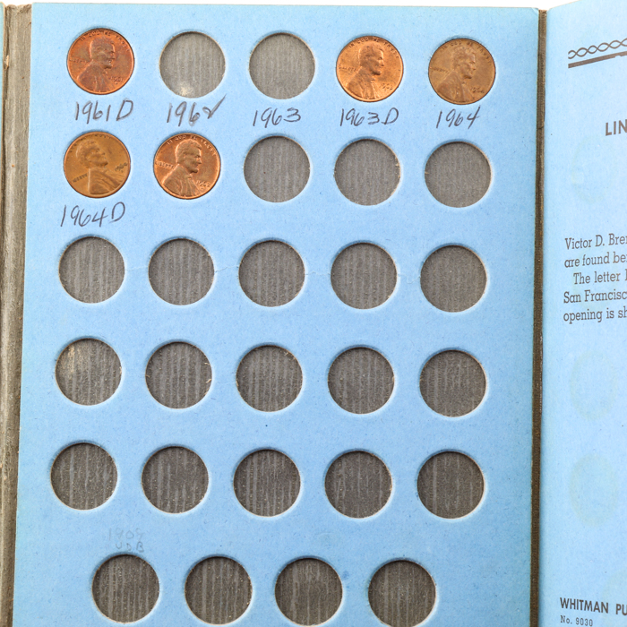 Lincoln Cent and Jefferson Nickel Folder Collection