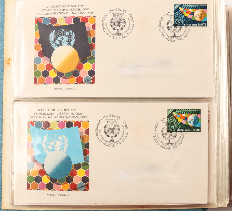 United Nations First Day Cover Collection