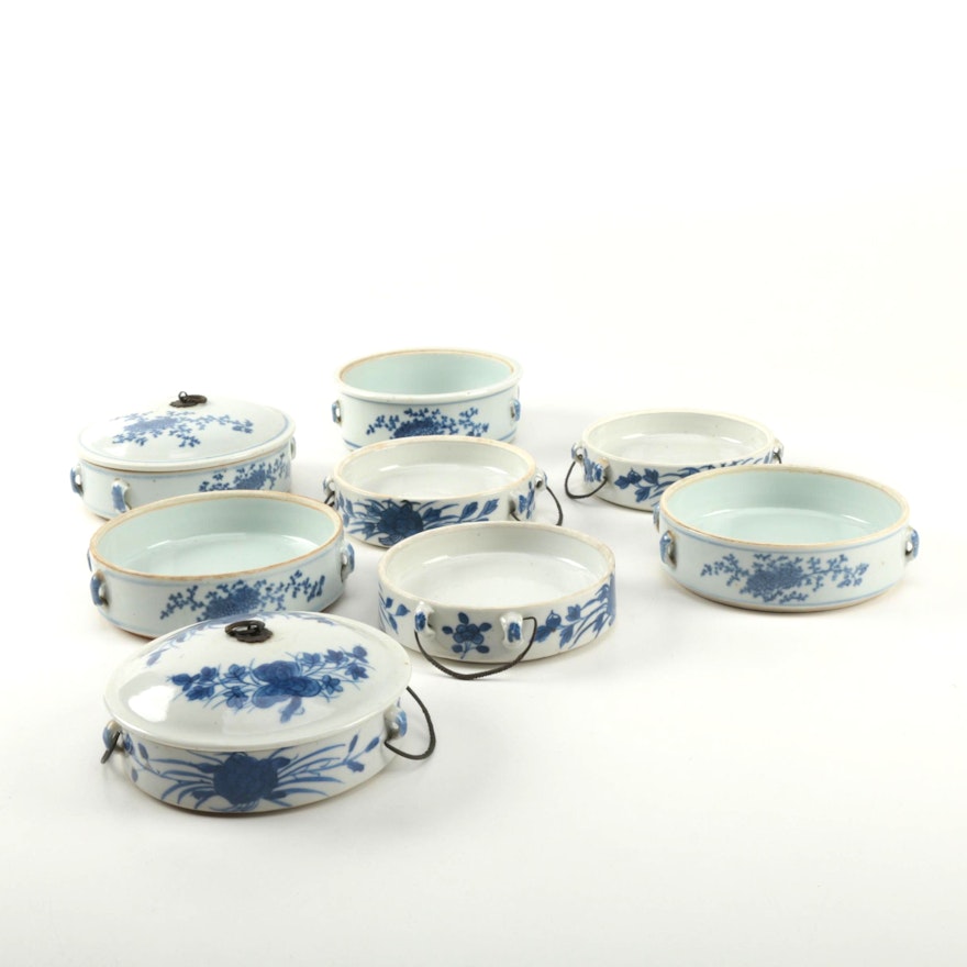 Chinese Blue and White Porcelain Lunch Box