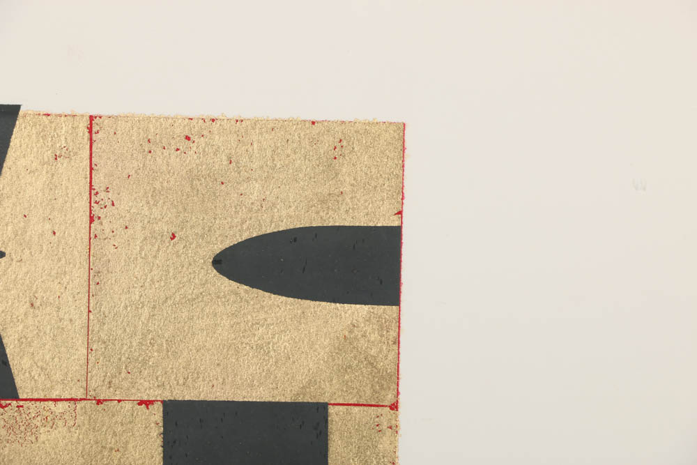 Helmut Barnett Serigraph Print on Paper "MD-80"