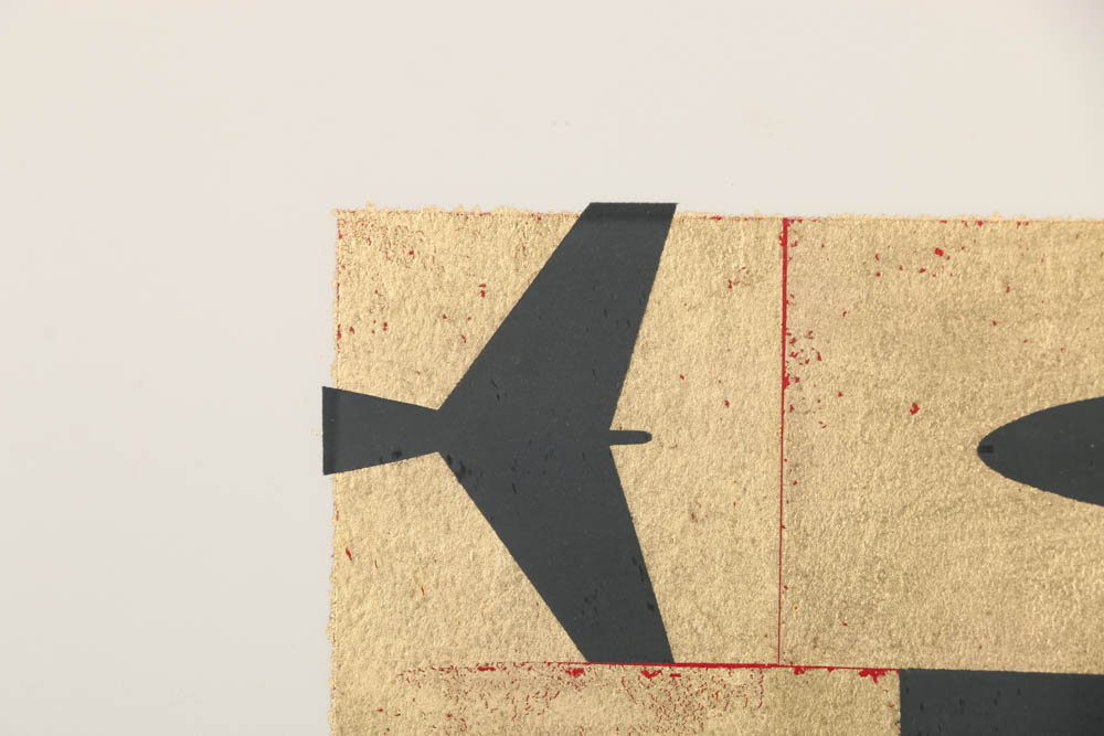 Helmut Barnett Serigraph Print on Paper "MD-80"