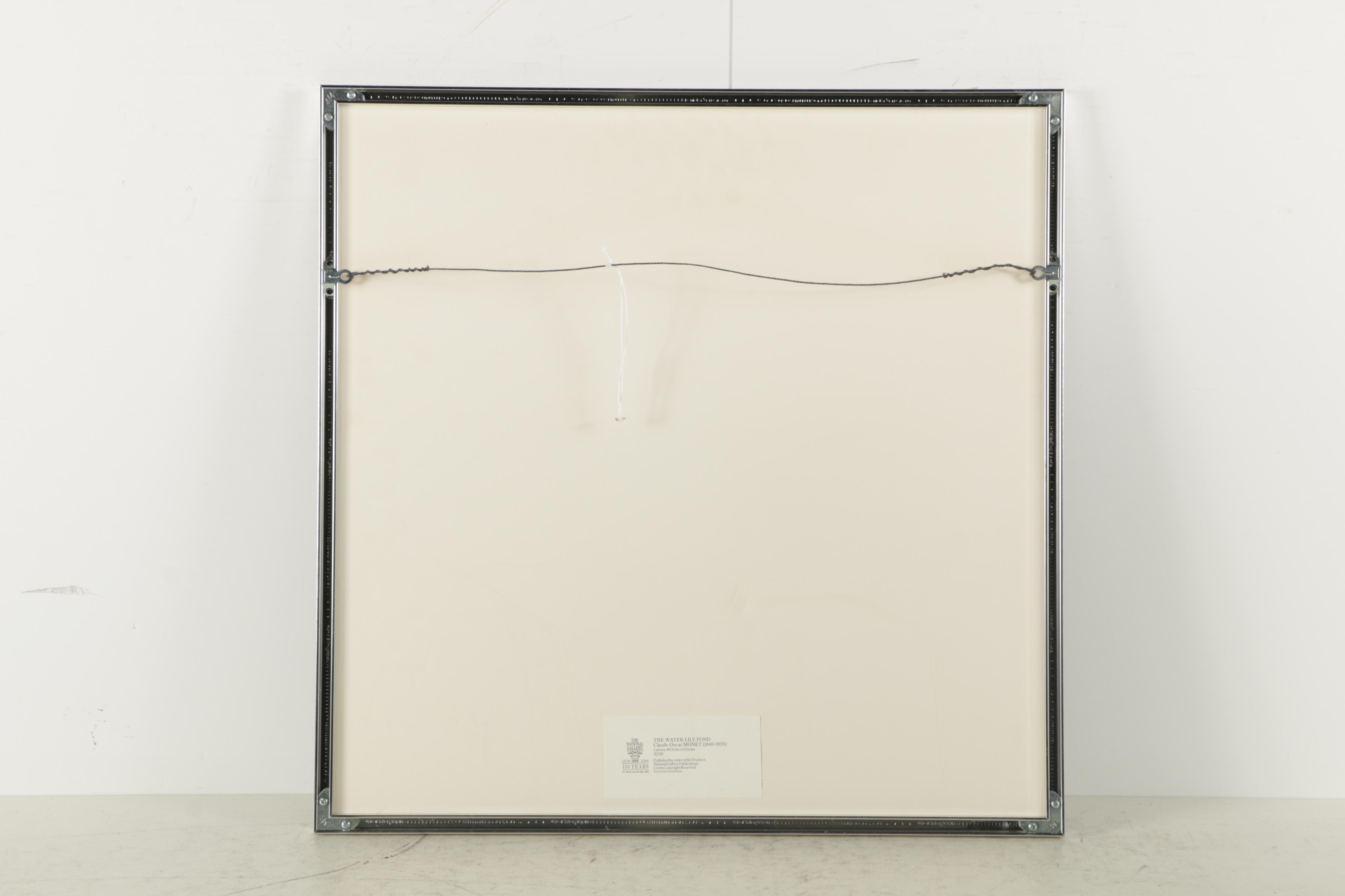 Reproduction Print After Claude Monet's "The Water-Lily Pond"