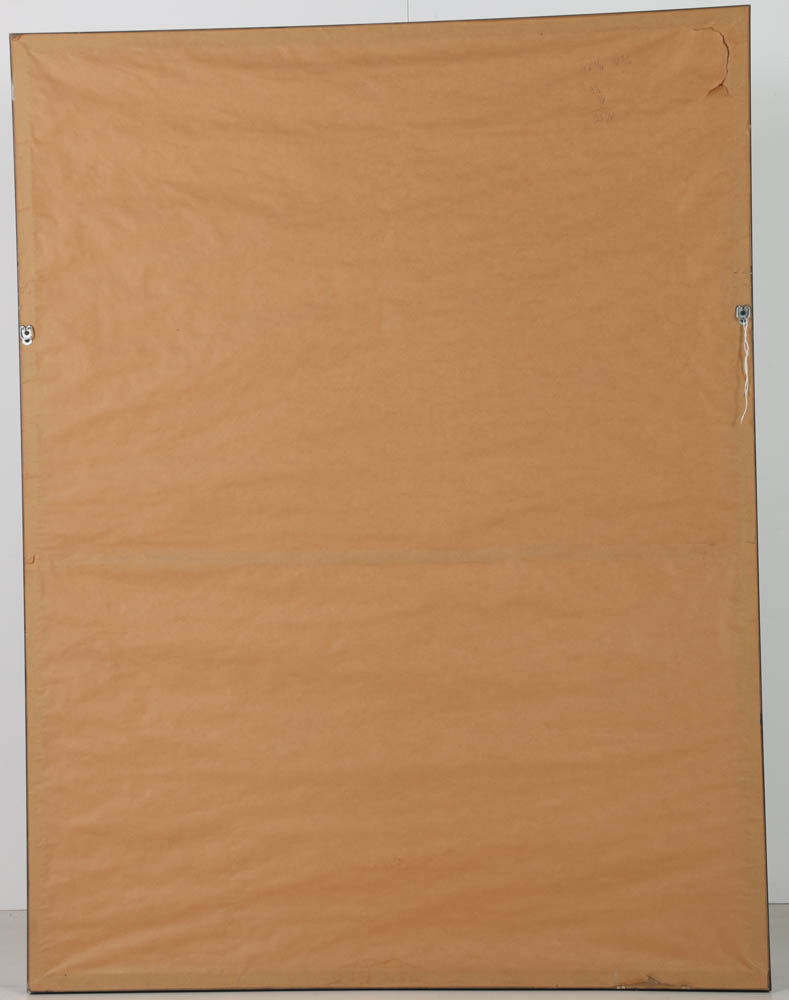 H. Casas Oil Painting on Board of Abstract Composition