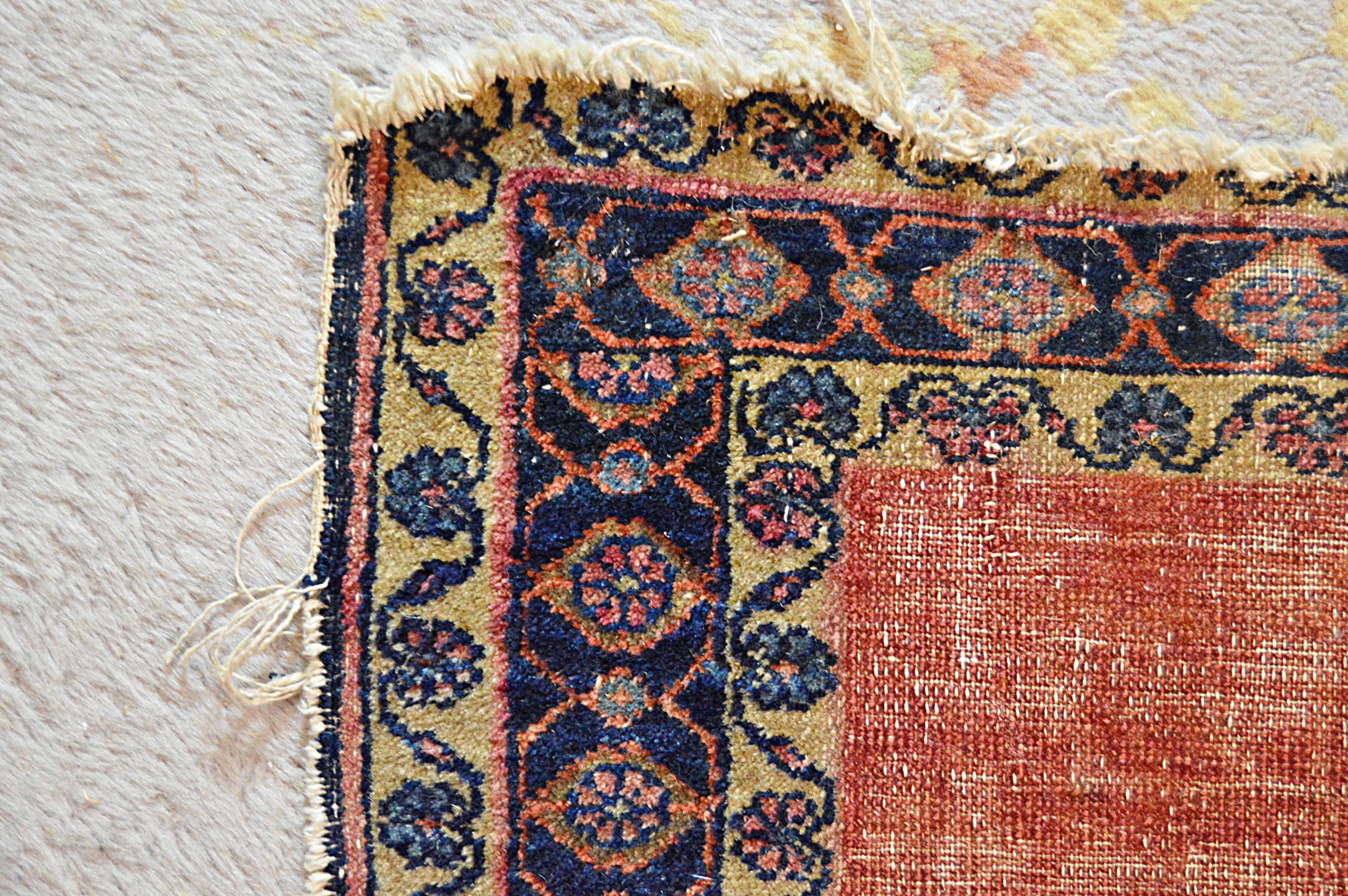 Semi-Antique Hand-Knotted Northwestern Persian Tribal Accent Rug