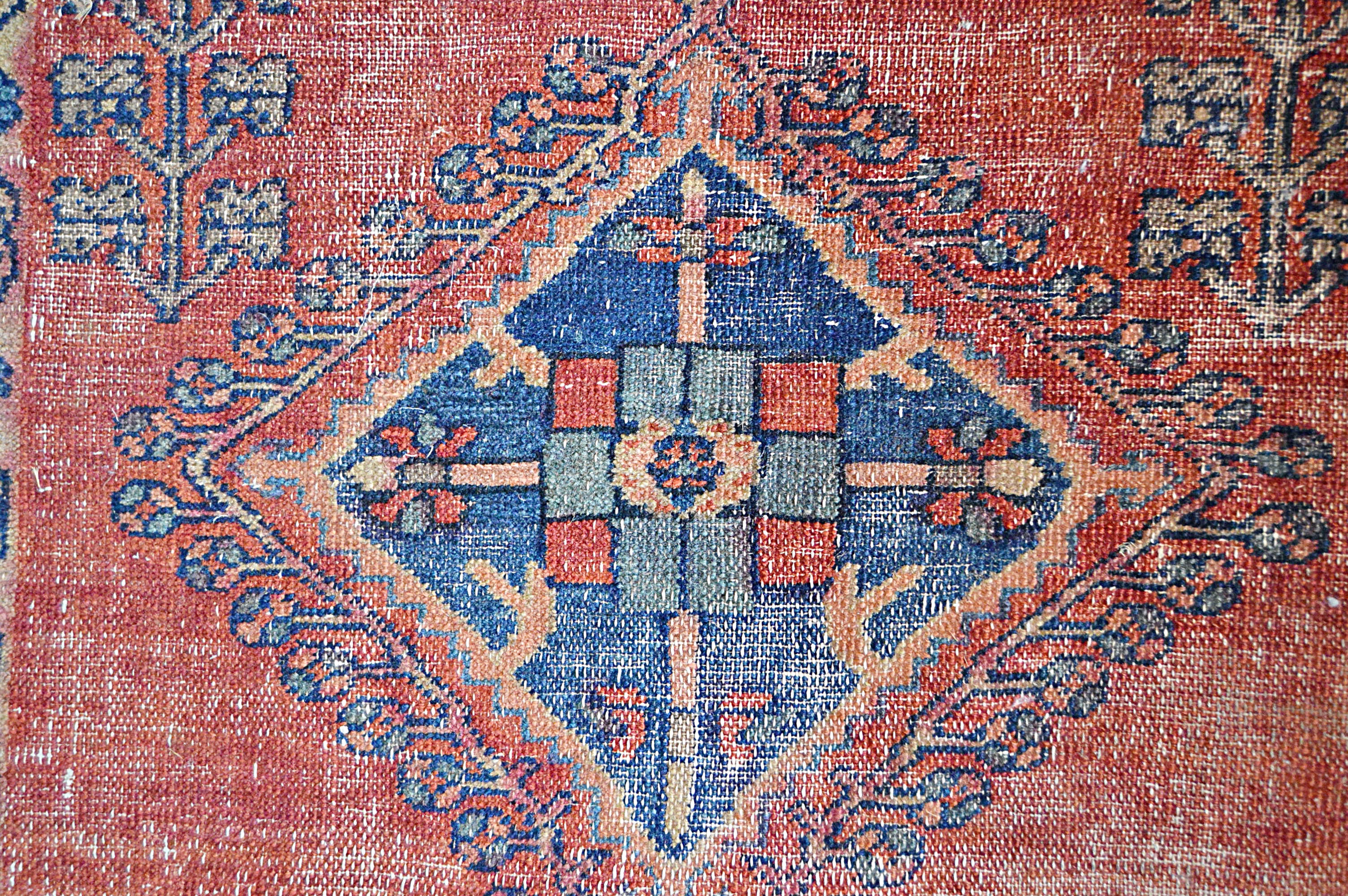 Semi-Antique Hand-Knotted Northwestern Persian Tribal Accent Rug