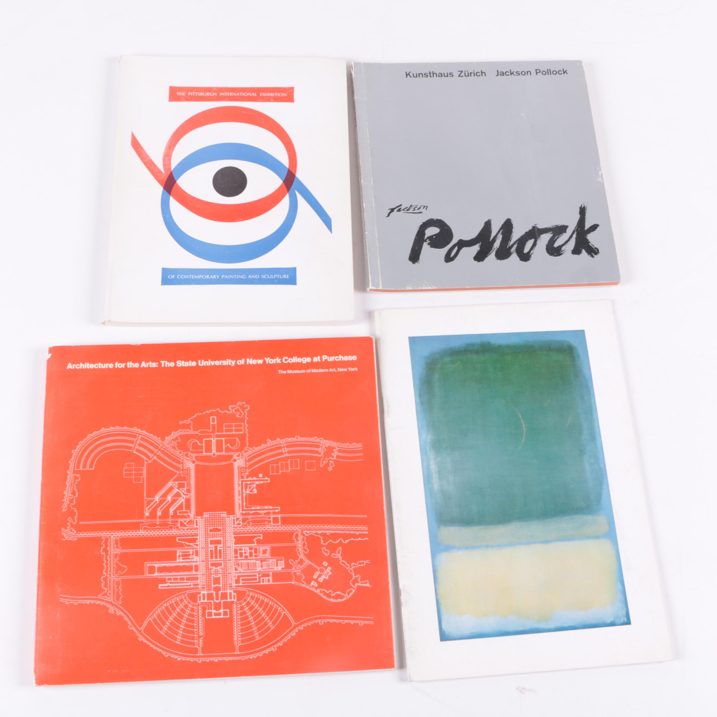 Assortment of Vintage Art Gallery Brochures