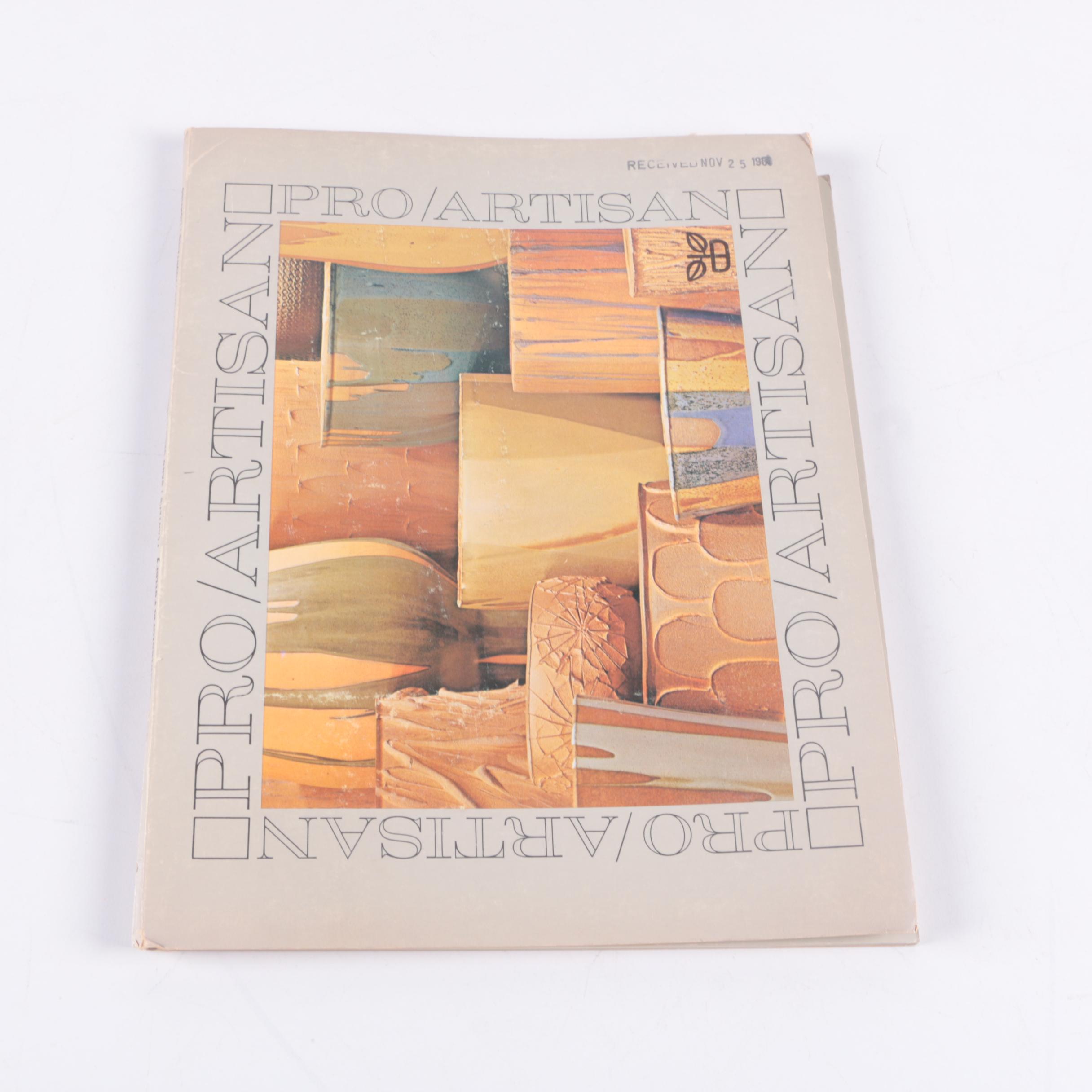 Assortment of Vintage Art Gallery Brochures