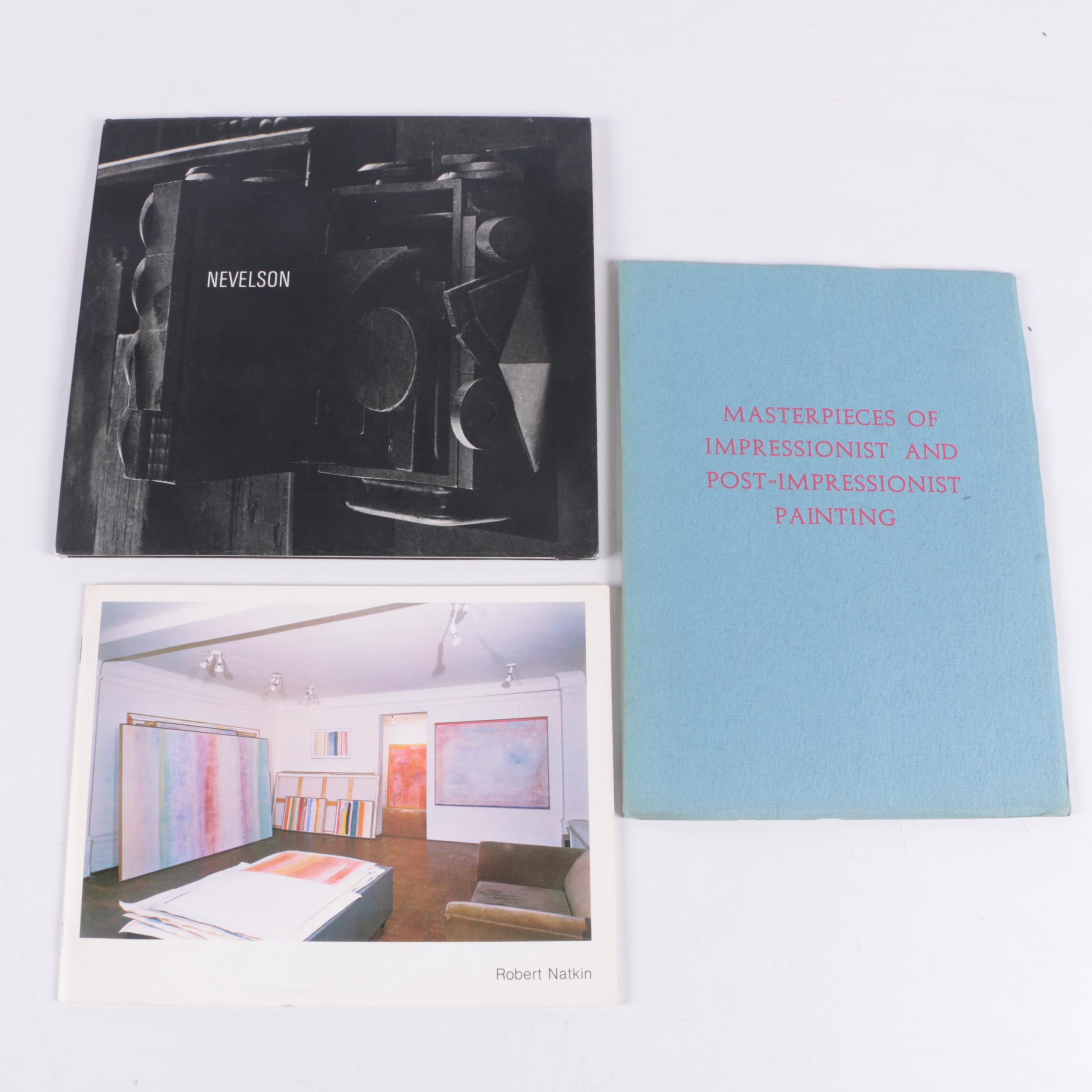 Assortment of Vintage Art Gallery Brochures