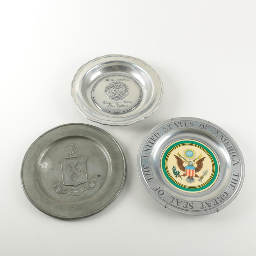 Collectible Pewter Plates