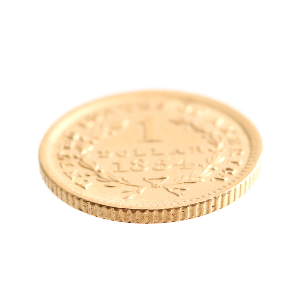1854 Liberty Head Gold Dollar