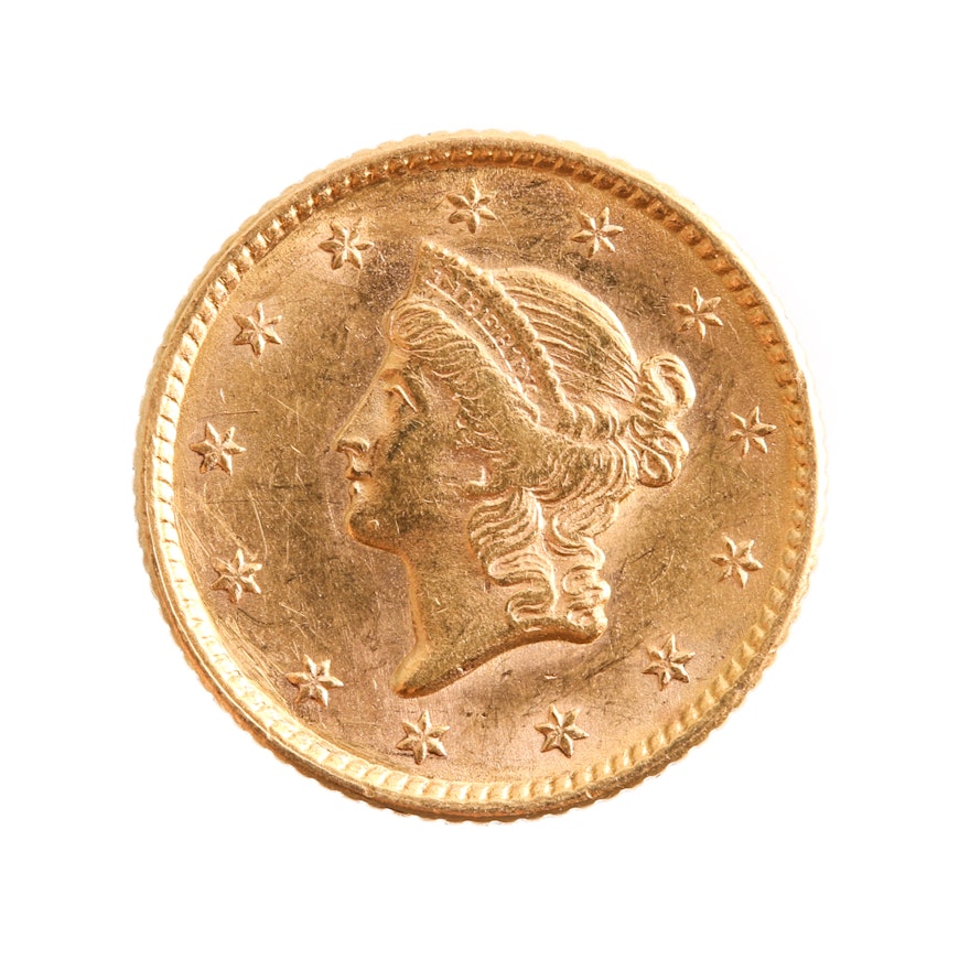 1851 Liberty Head Gold Dollar