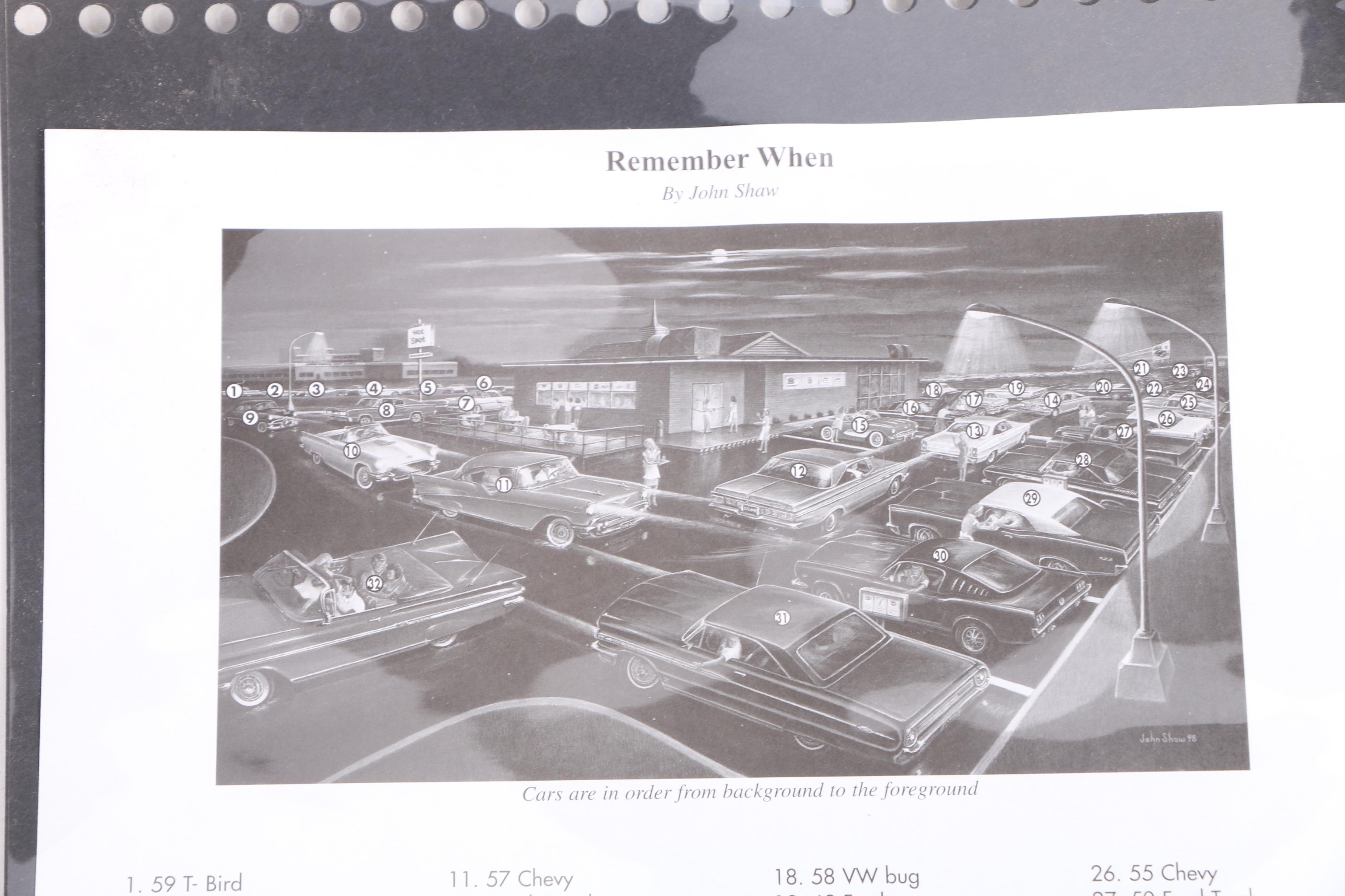 John Shaw Offset Lithograph "Remember When"