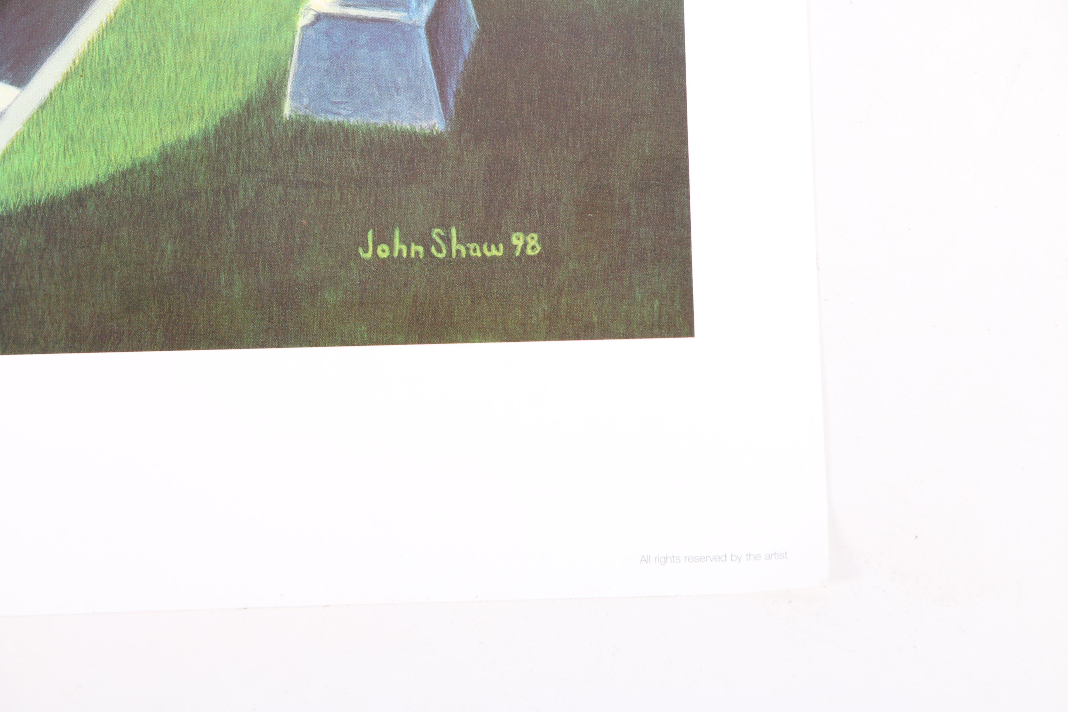 John Shaw Offset Lithograph "Remember When"