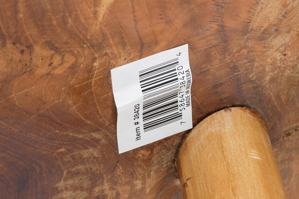 Tree Trunk Slab Side Table