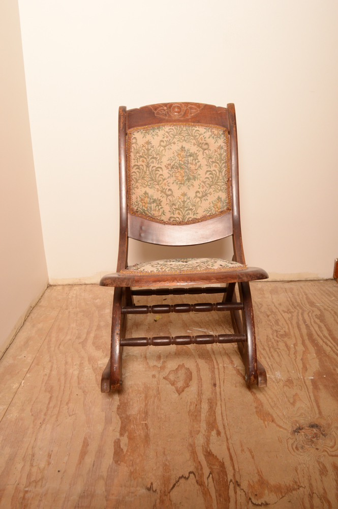 Victorian Style Folding Rocker