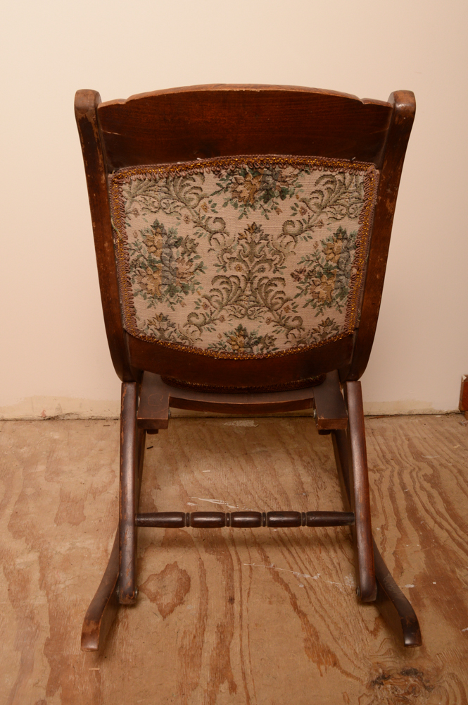 Victorian Style Folding Rocker