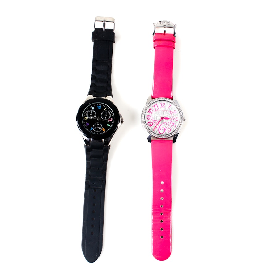 Pair of Betsy Johnson Wristwatches