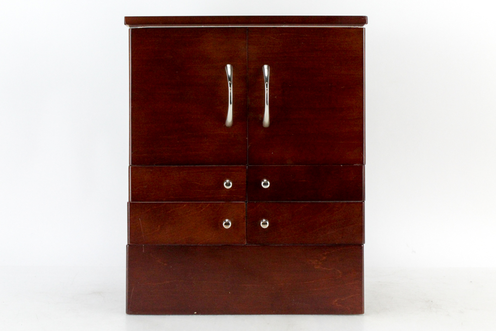 Lori Greiner Contemporary Style Wood Jewelry Box