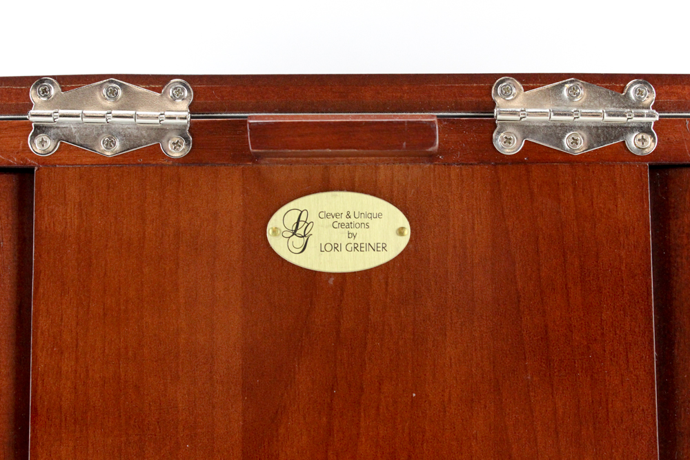 Lori Greiner Contemporary Style Wood Jewelry Box