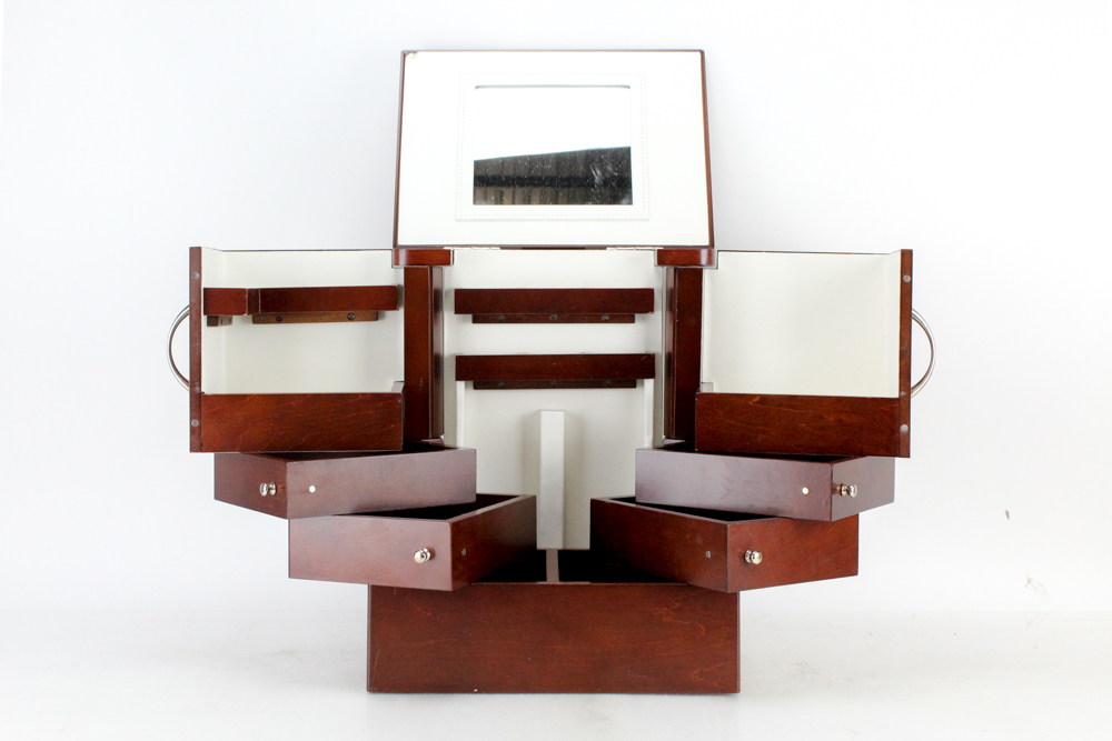 Lori Greiner Contemporary Style Wood Jewelry Box