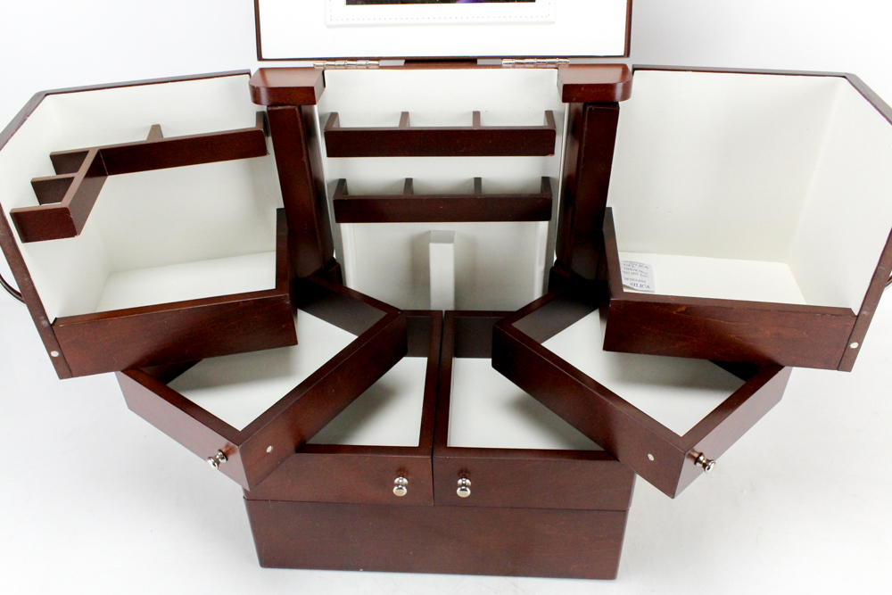 Lori Greiner Contemporary Style Wood Jewelry Box