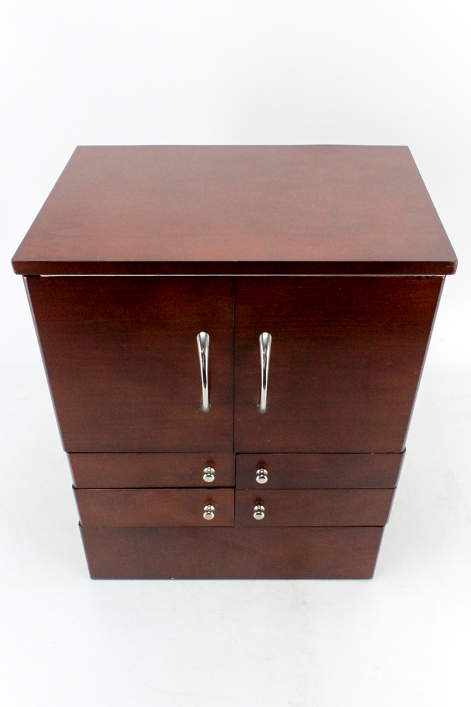 Lori Greiner Contemporary Style Wood Jewelry Box