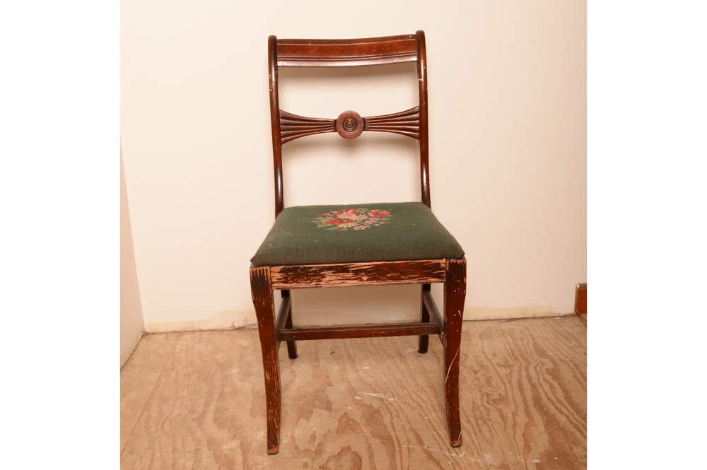 Vintage Mahogany Chair by Tell City Chair Company