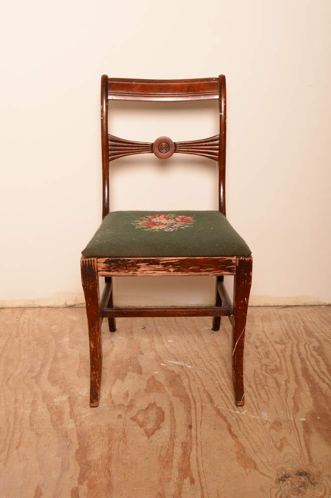 Vintage Mahogany Chair by Tell City Chair Company