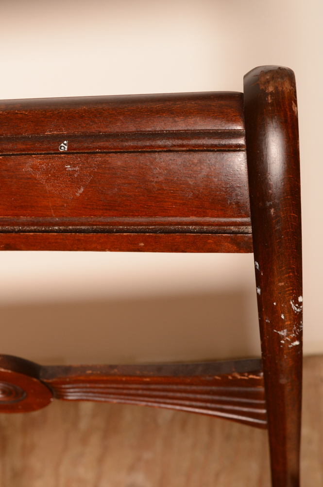 Vintage Mahogany Chair by Tell City Chair Company