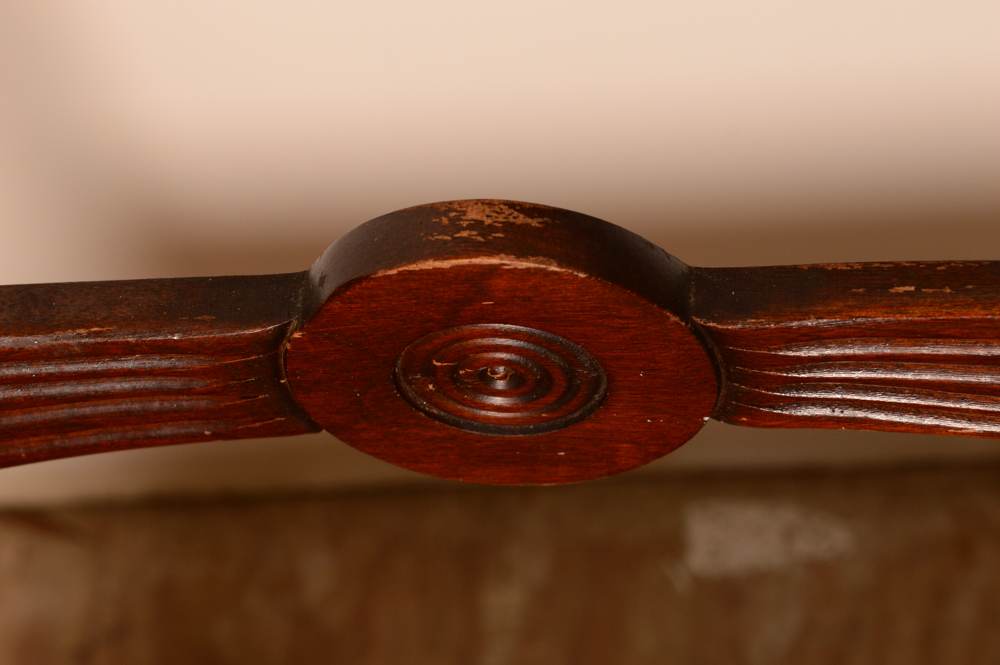 Vintage Mahogany Chair by Tell City Chair Company