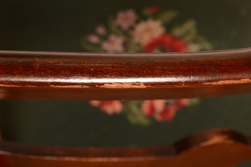 Vintage Mahogany Chair by Tell City Chair Company