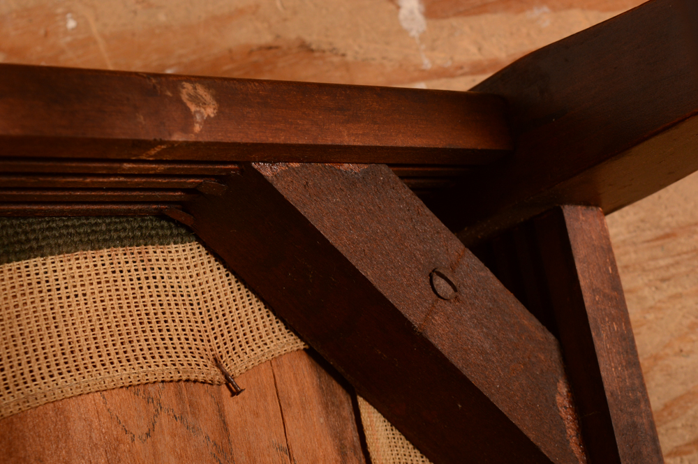 Vintage Mahogany Chair by Tell City Chair Company