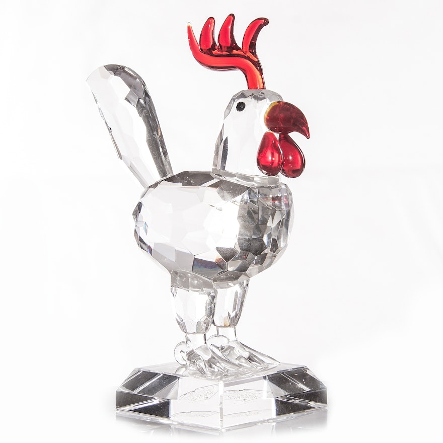 Shannon Crystal Rooster Figurine