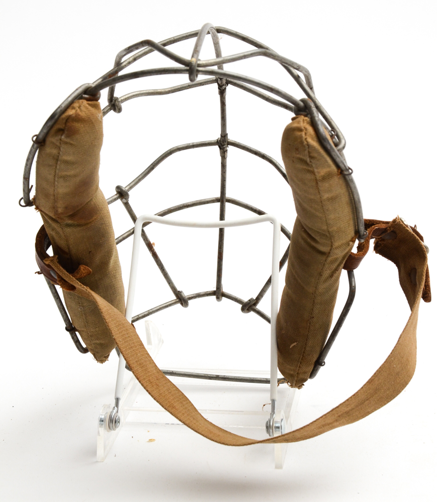 Two Vintage Catching and Umpire Baseball Masks