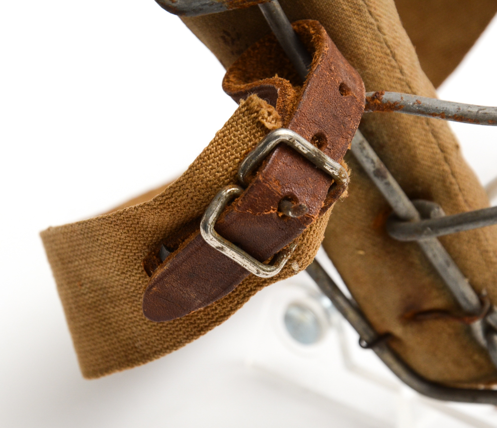 Two Vintage Catching and Umpire Baseball Masks