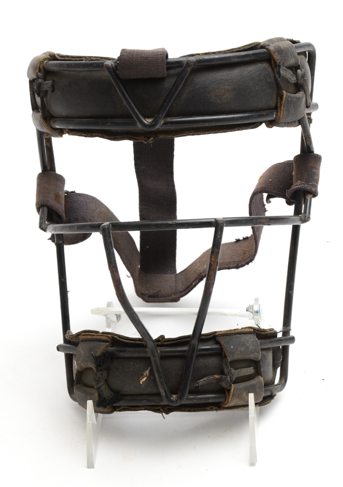 Two Vintage Catching and Umpire Baseball Masks