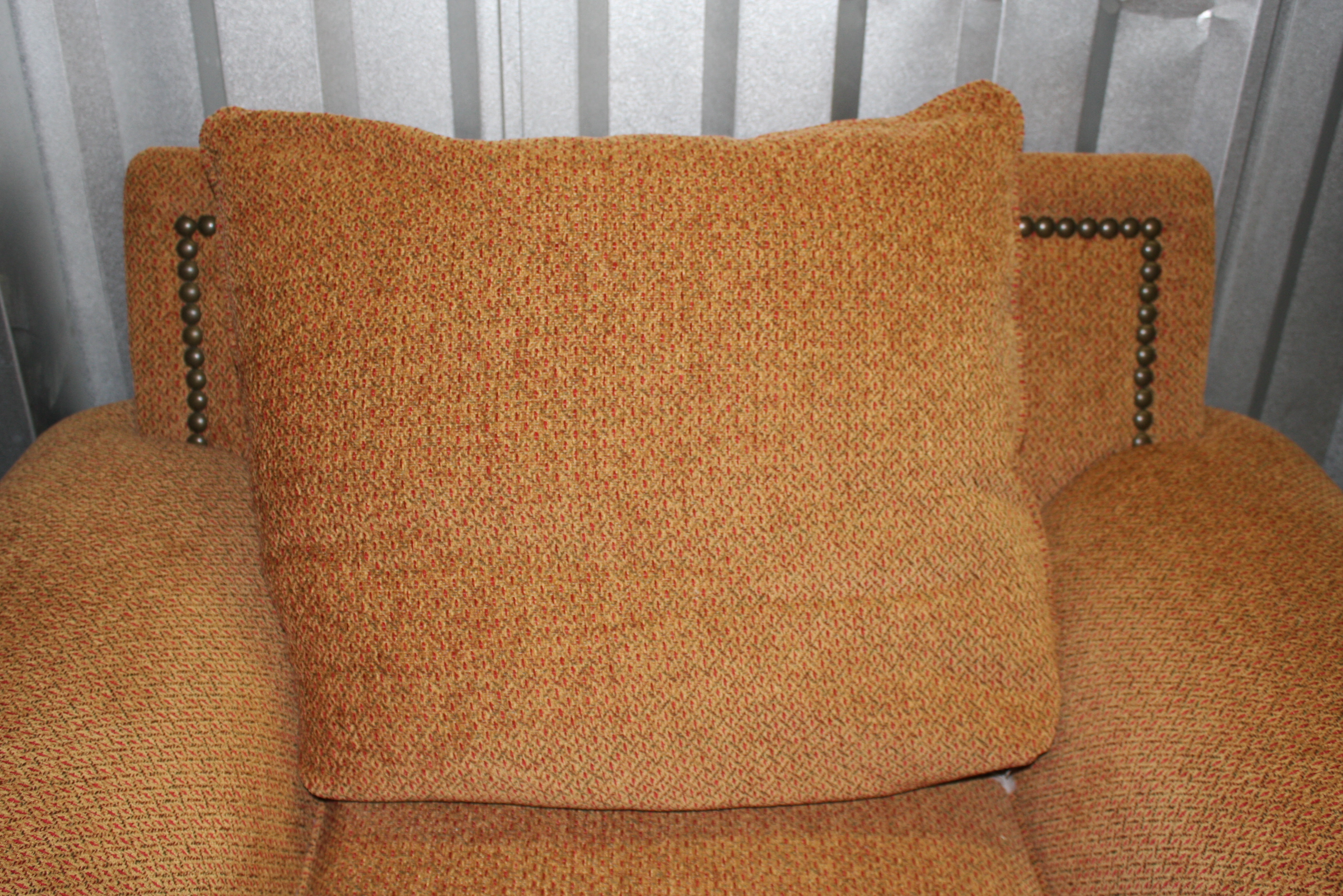 Upholstered Armchair with Ottoman by Charleston House