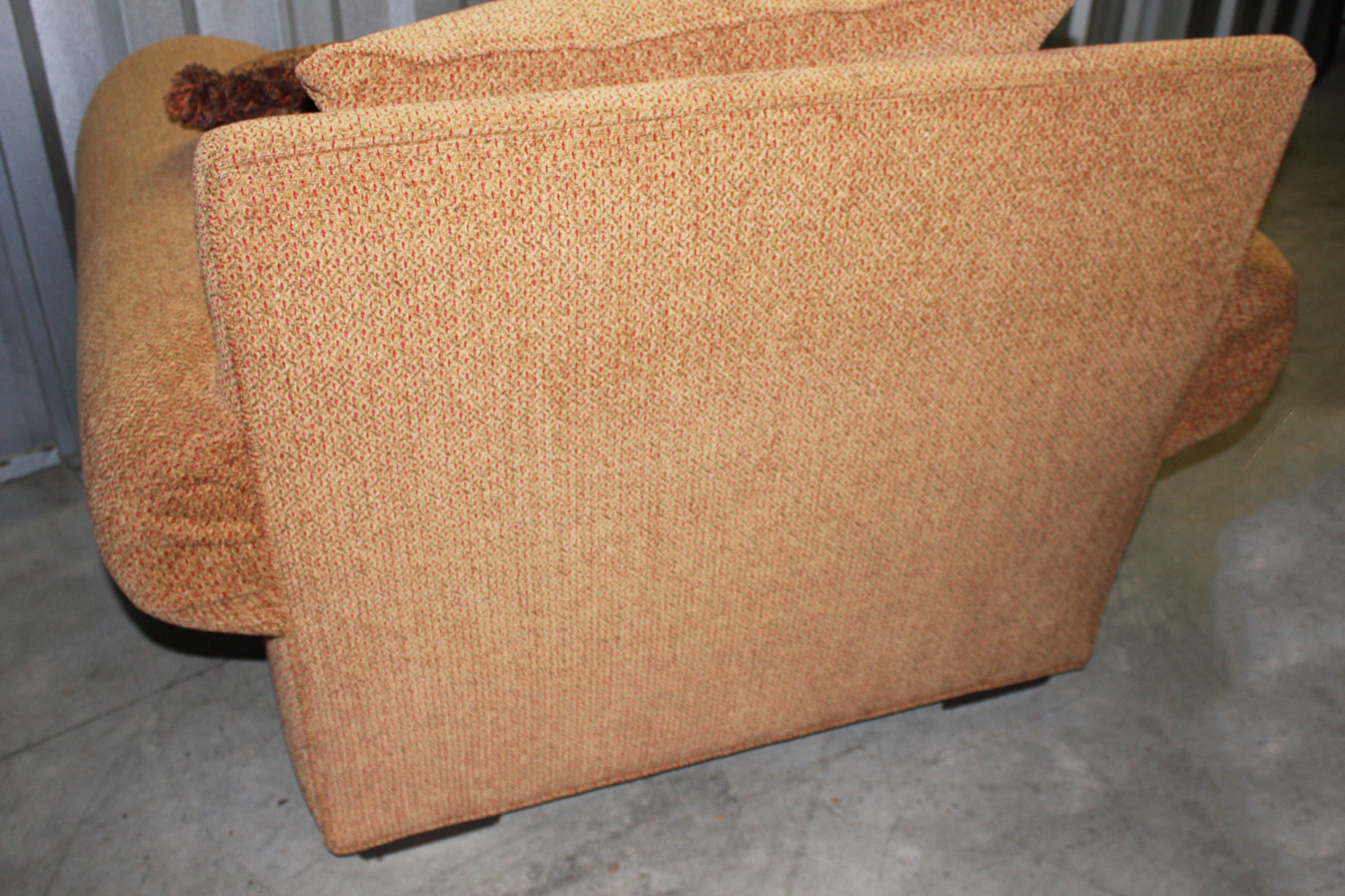 Upholstered Armchair with Ottoman by Charleston House