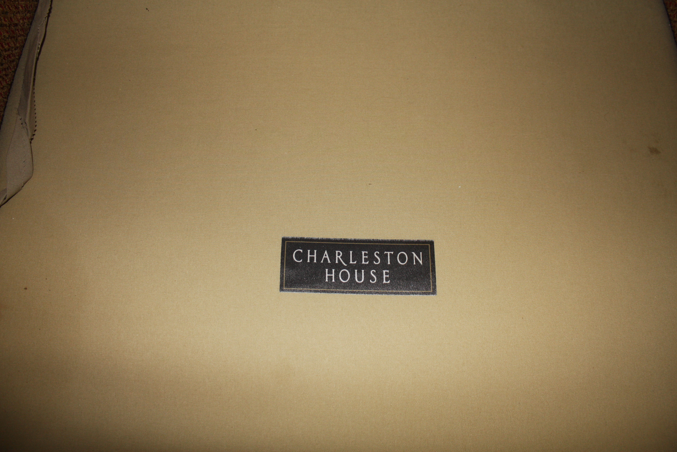 Upholstered Armchair with Ottoman by Charleston House