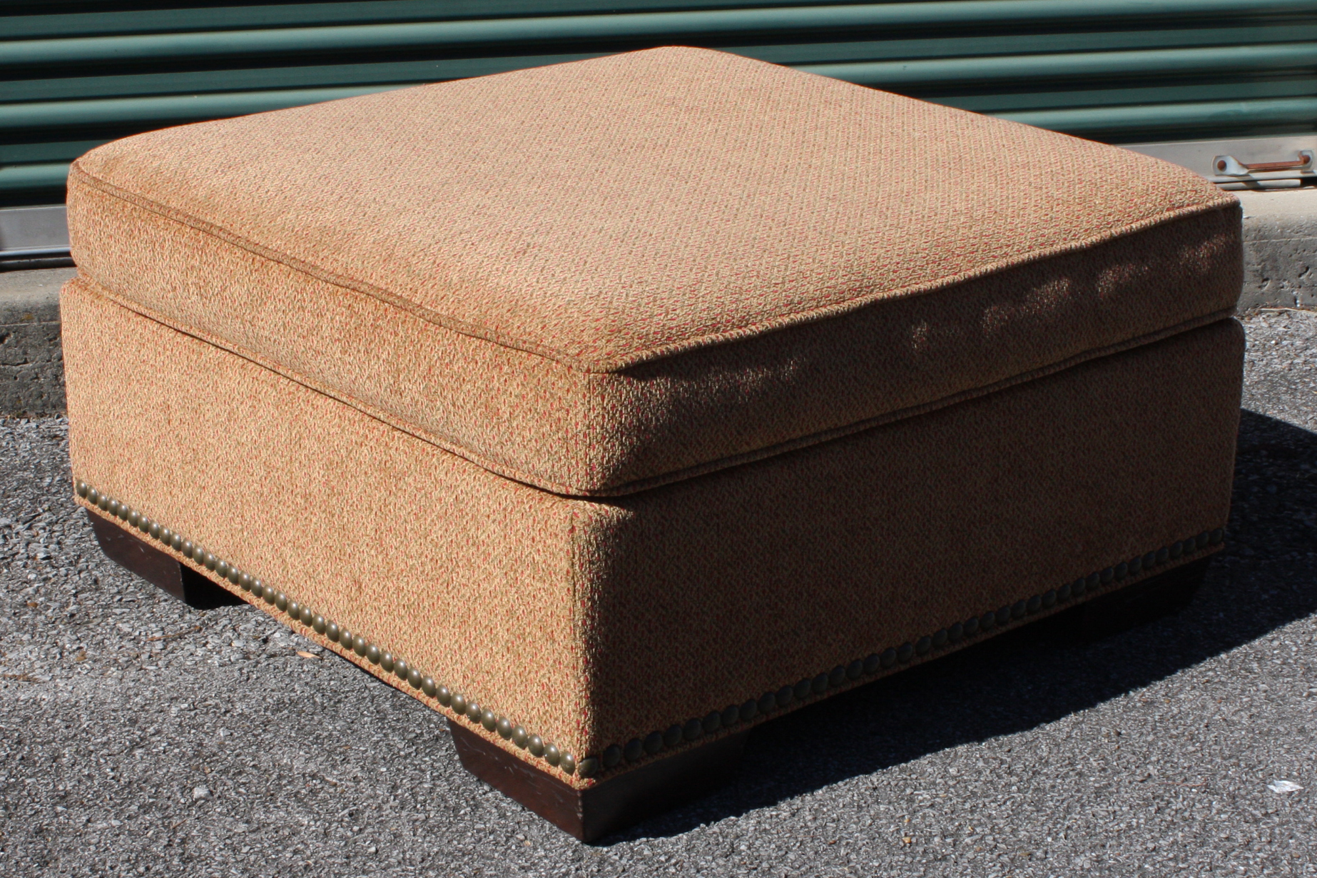 Upholstered Armchair with Ottoman by Charleston House