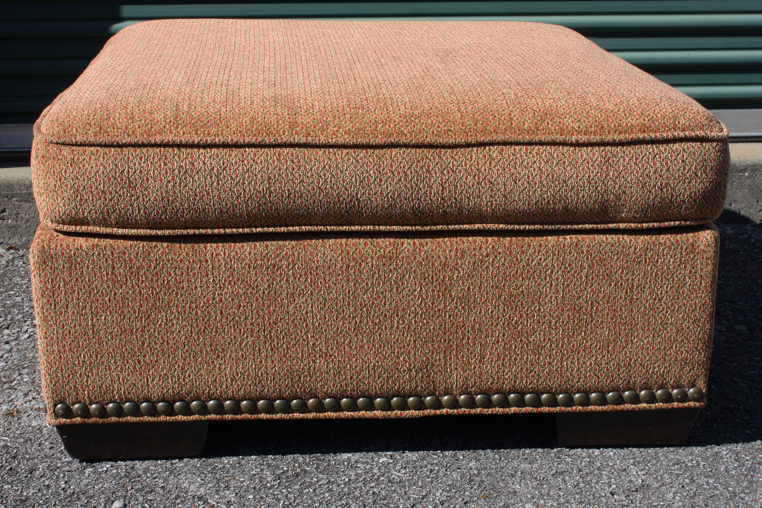 Upholstered Armchair with Ottoman by Charleston House