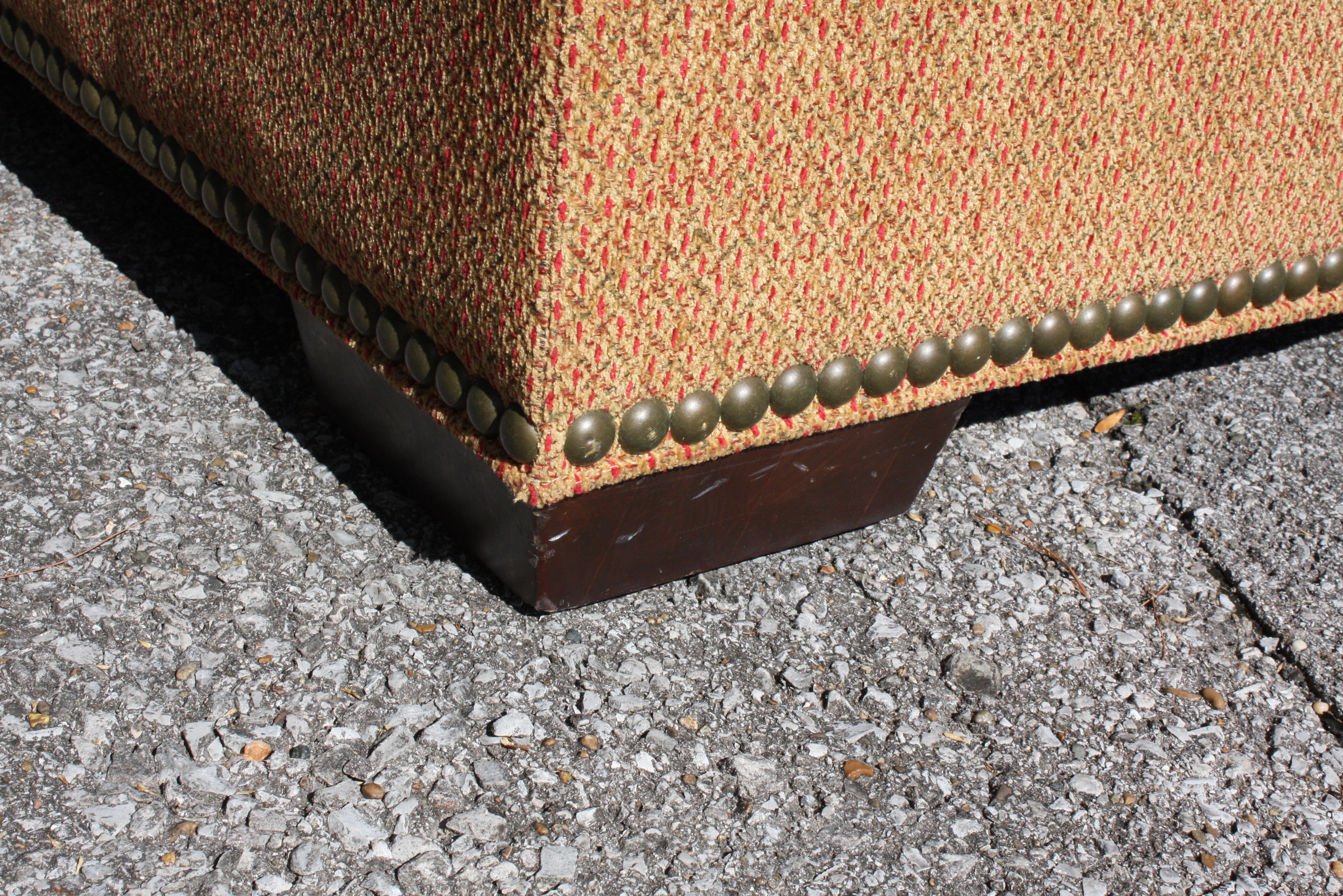 Upholstered Armchair with Ottoman by Charleston House