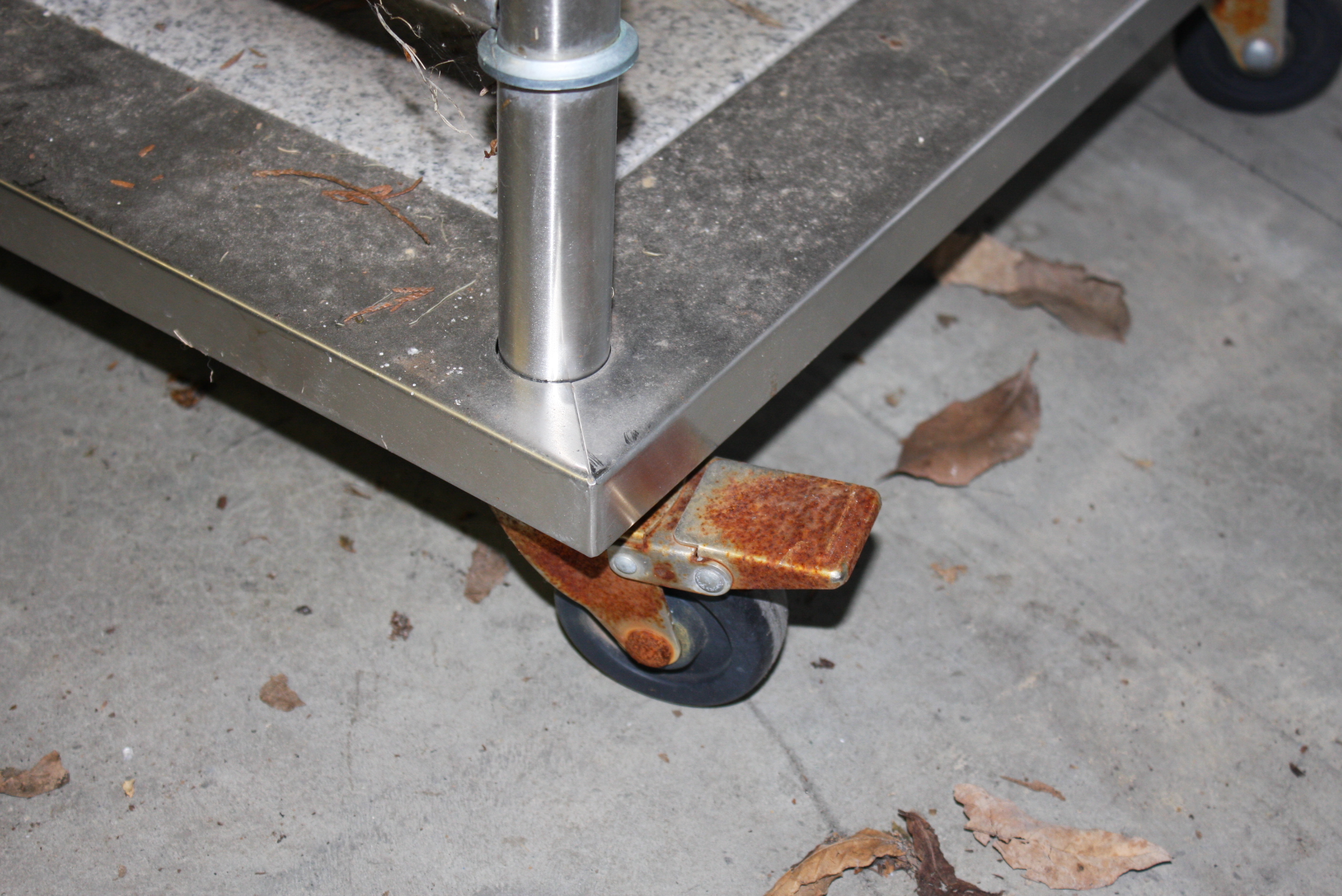 Metal Cooler Rolling Cart