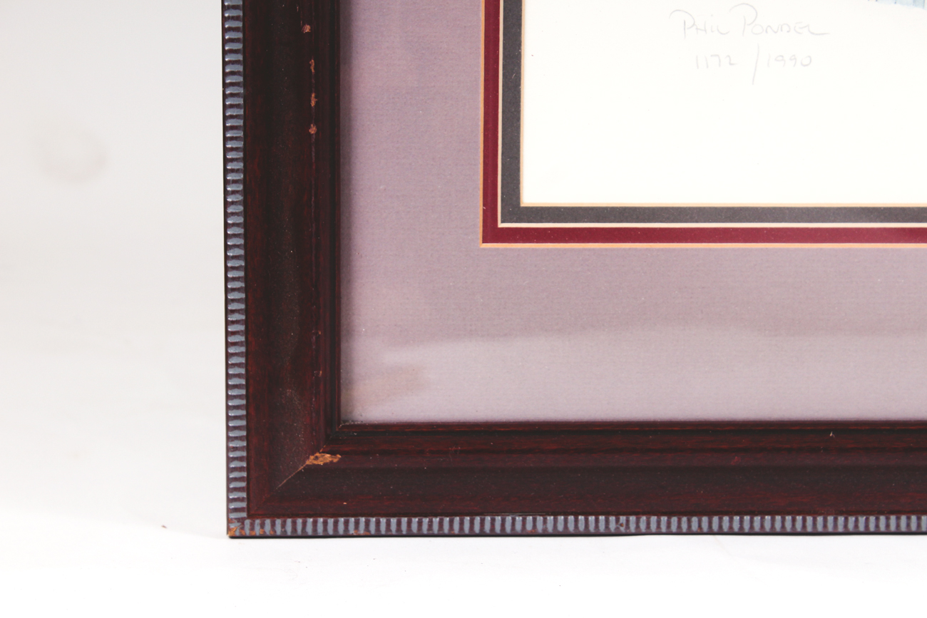 Phil Ponder 1990 Nashville Offset Lithograph