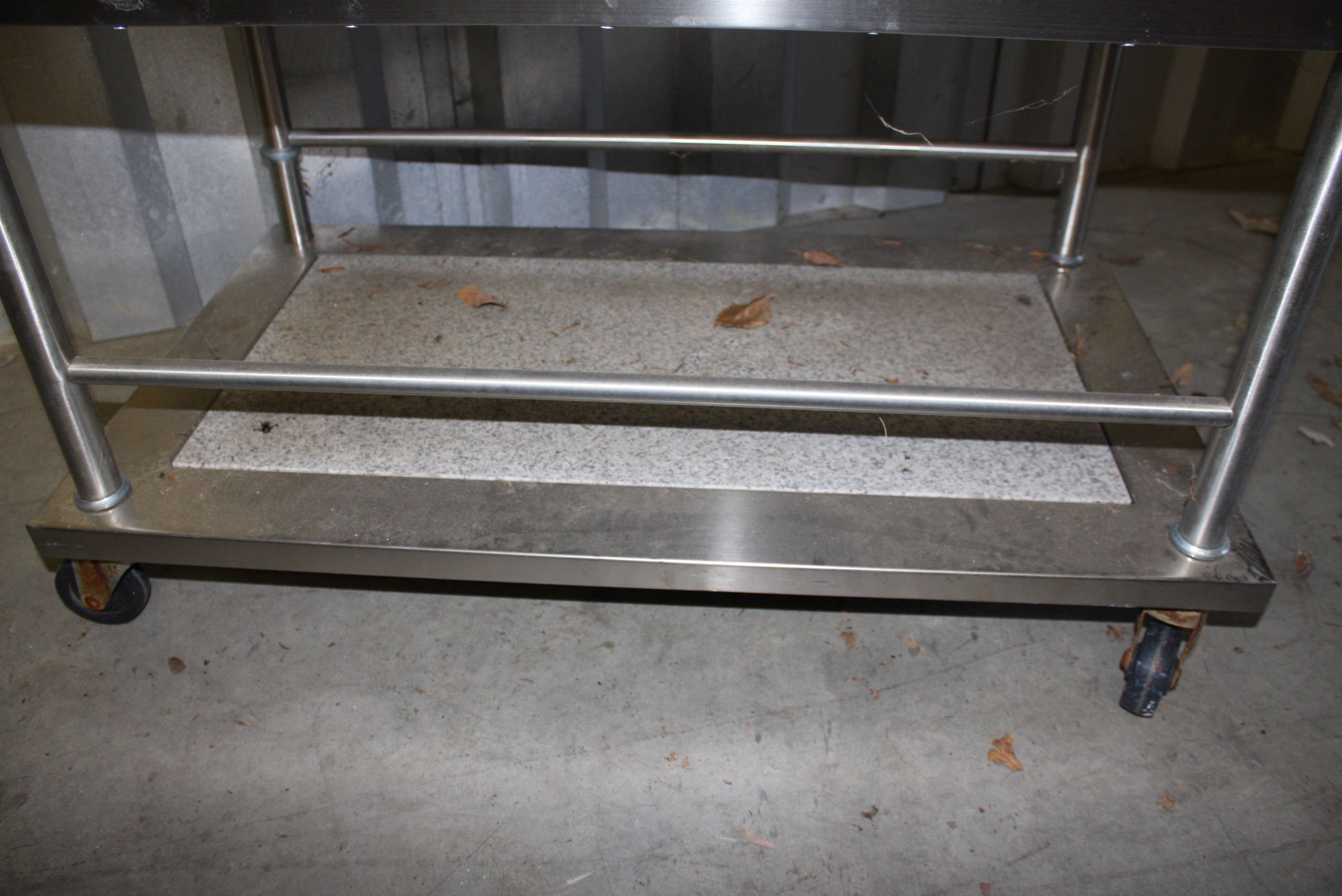Metal Cooler Rolling Cart