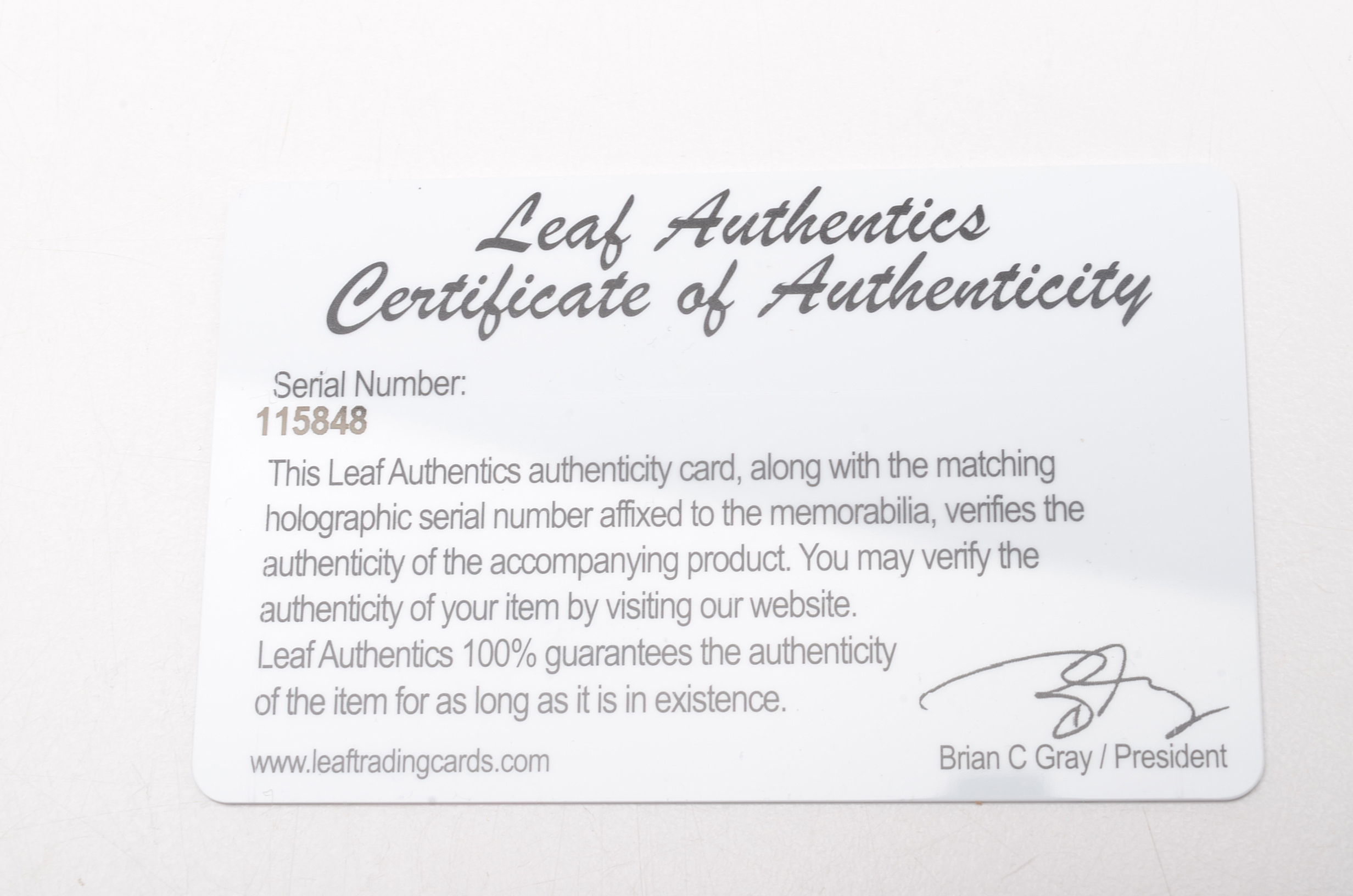 George Springer 2017 World Series MVP Signed Bat  COA