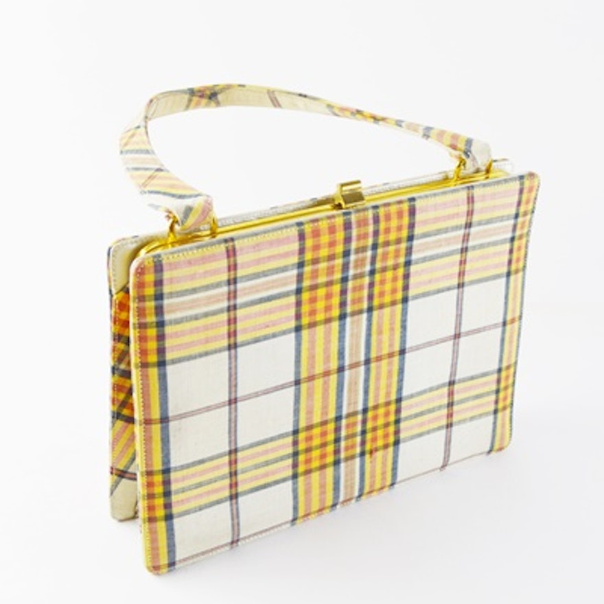 Mondaine Plaid Handbag