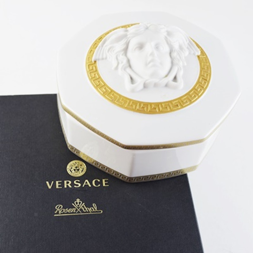 Versace "Gorgona" Porcelain Trinket/Candy Dish