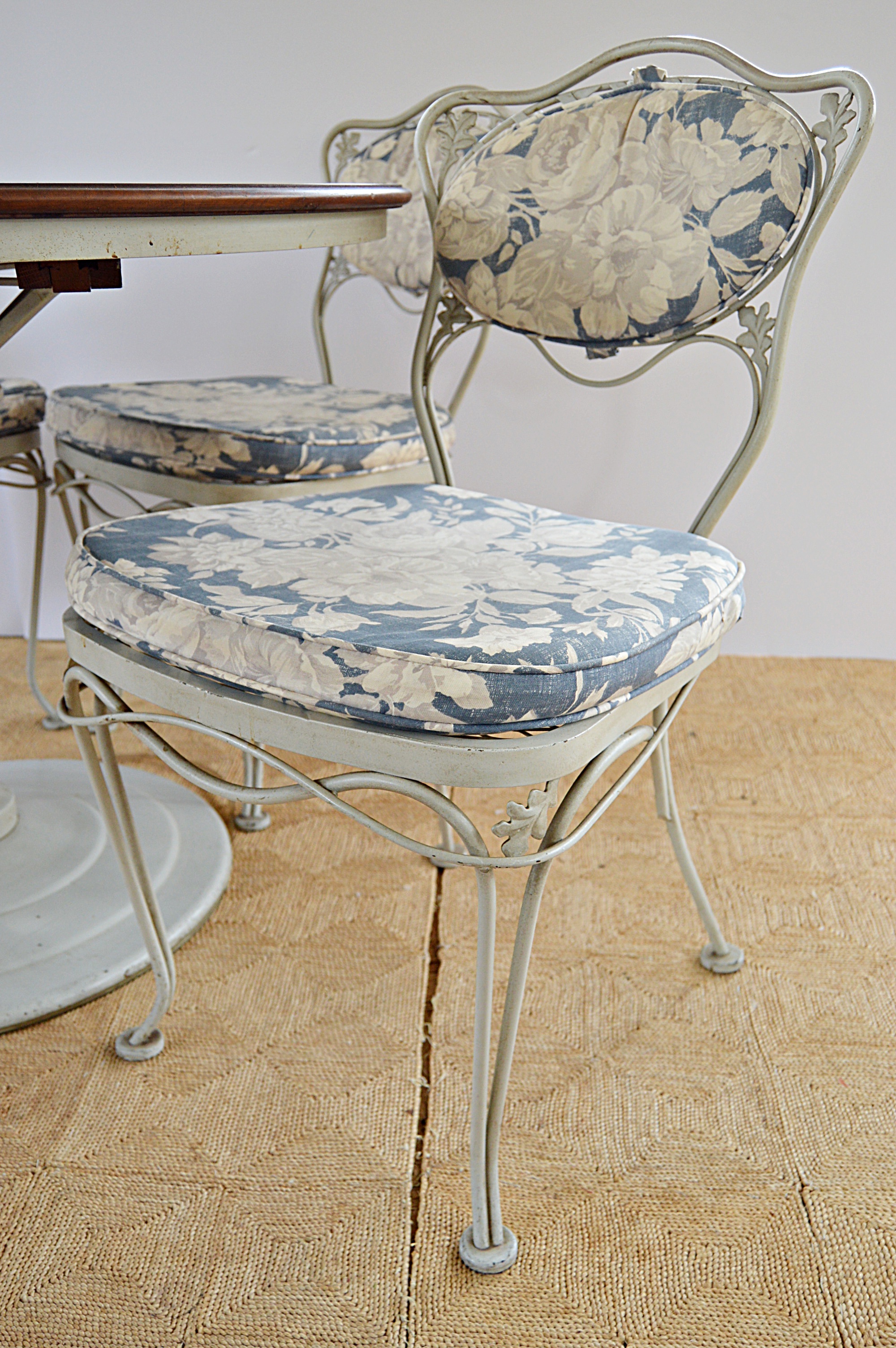 Vintage Painted Metal Dining Set